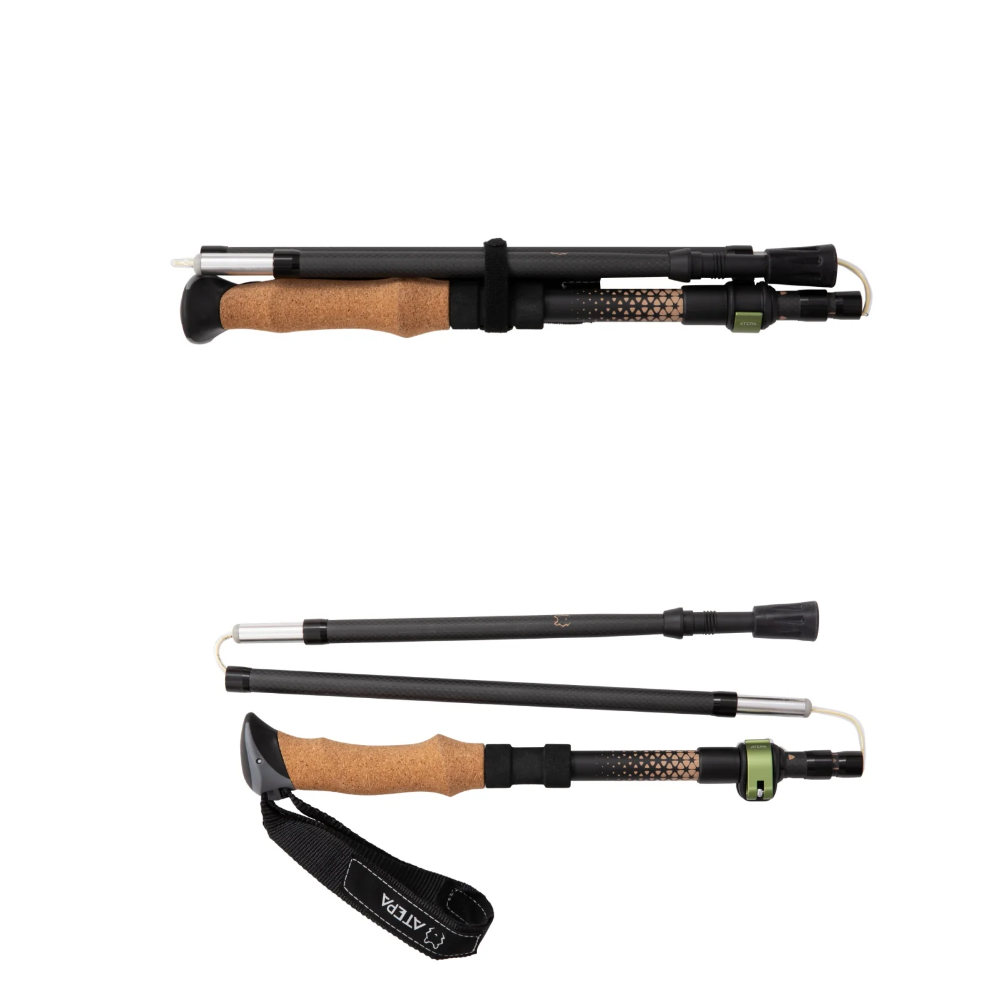 ATEPA Carbon Fibre Folding Trekking Pole - Single