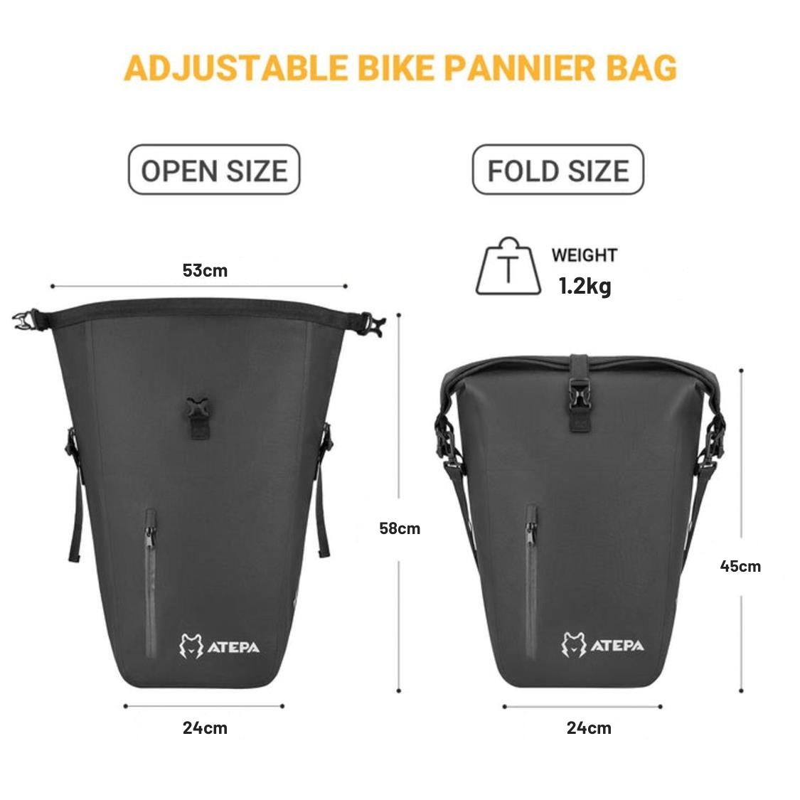 ATEPA Mirages Pannier Bag