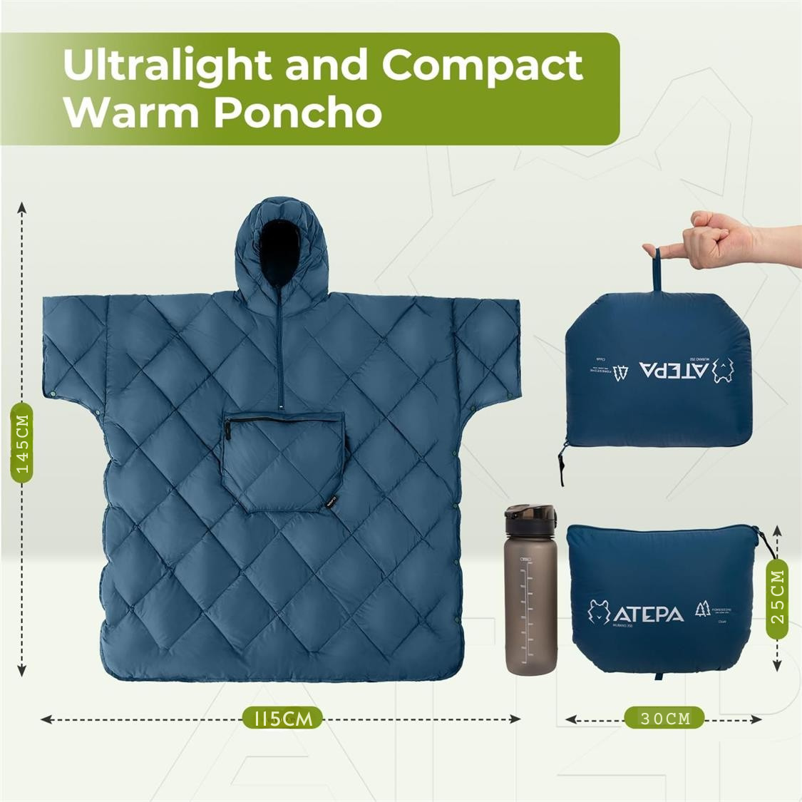 ATEPA MURANO 350 Honcho Poncho Blue