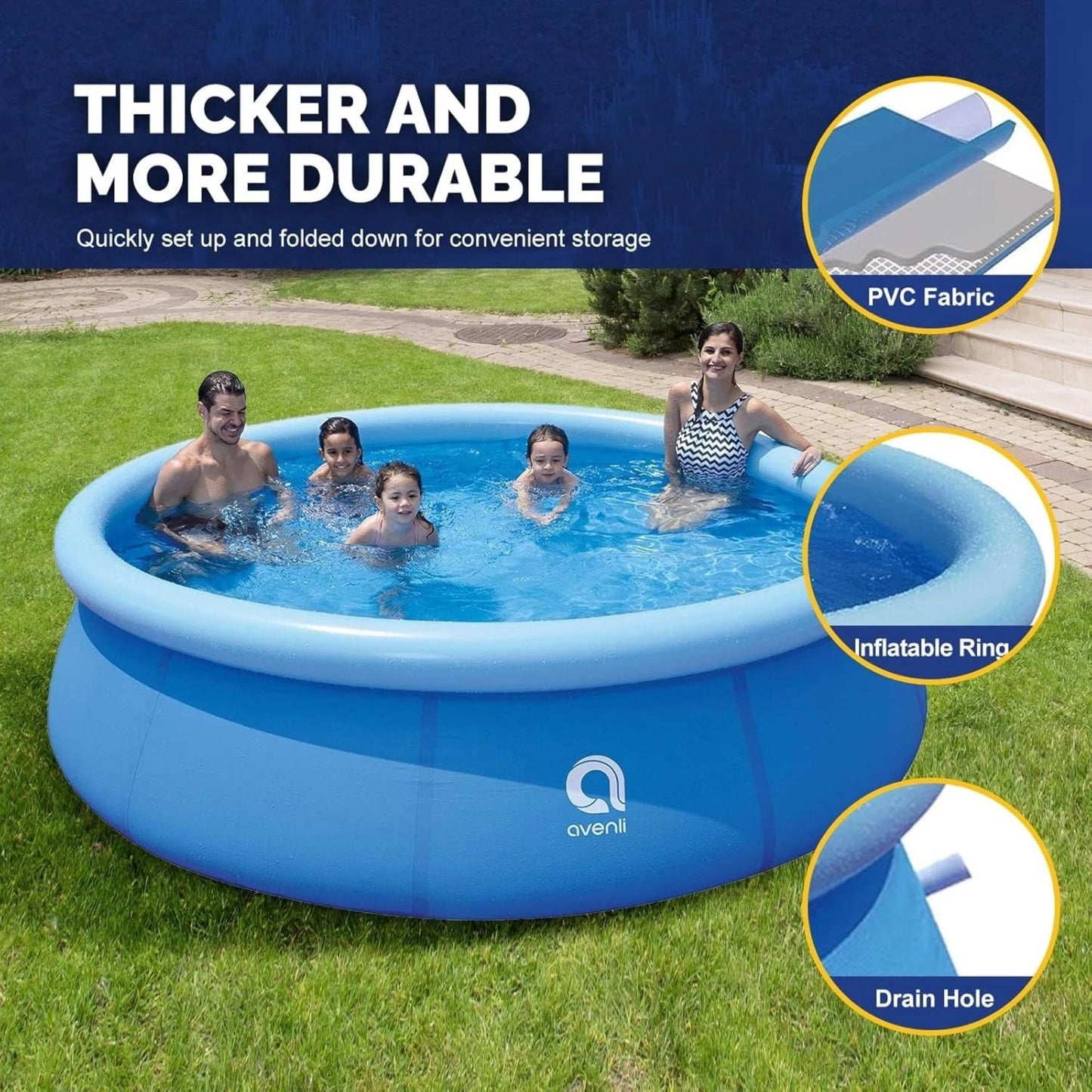 Avenli Prompt Set Pool - 3.66m x 76cm