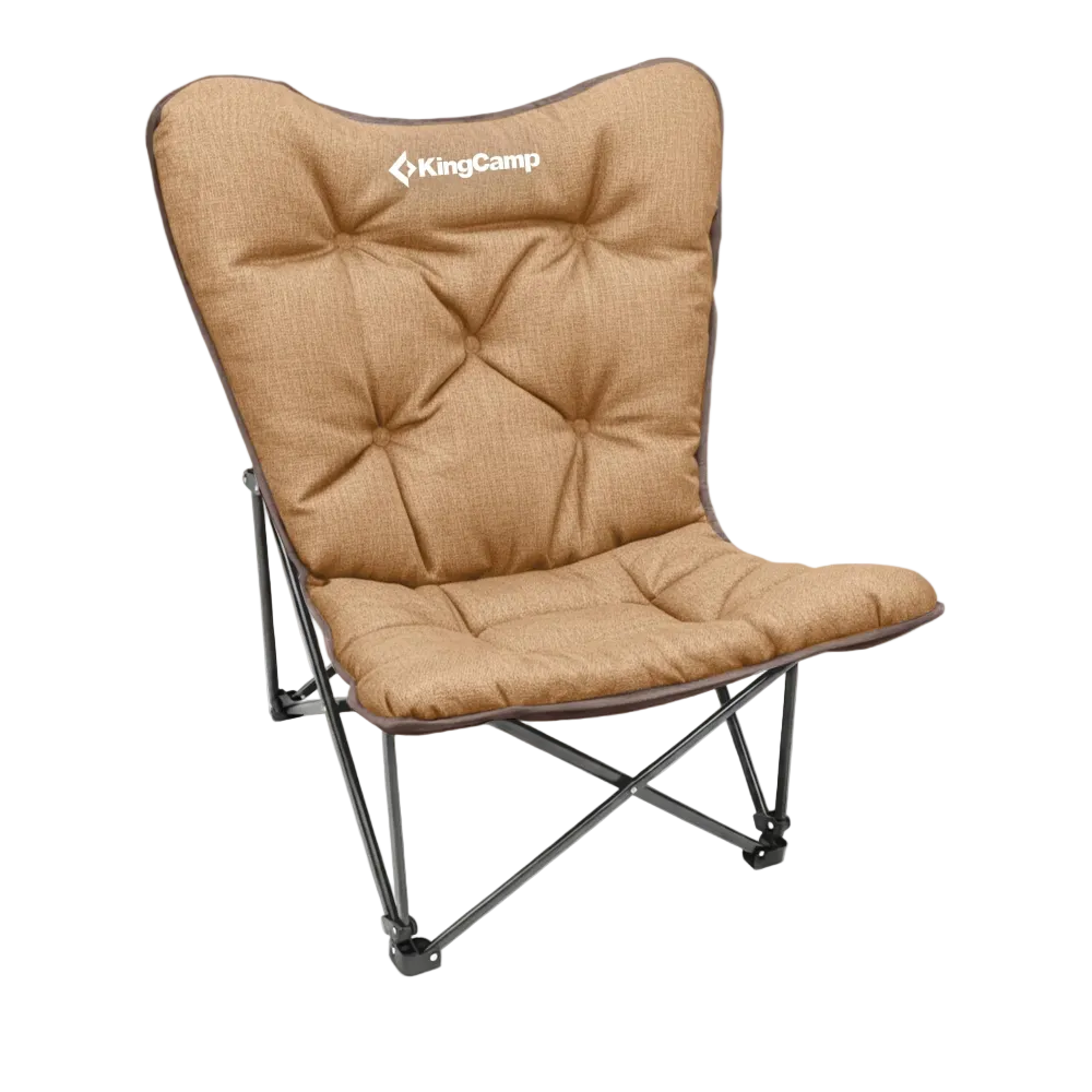 KingCamp Padded Butterfly Folding Chair - Khaki