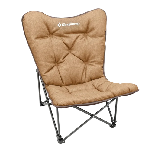 KingCamp Padded Butterfly Folding Chair - Khaki