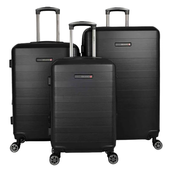 Swissbrand Cardiff Trolley Case Set of 3 - Three Colours