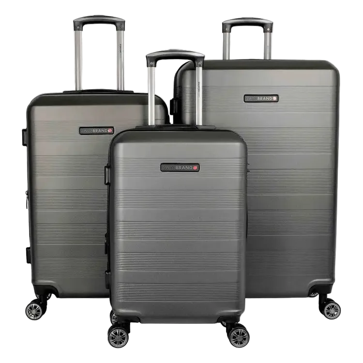 Swissbrand Cardiff Trolley Case Set of 3 - Three Colours