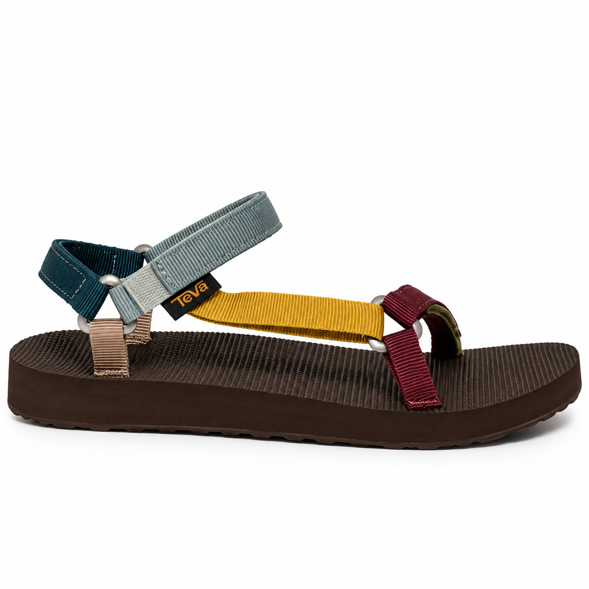 Teva Original Universal Slim Women's Sandal Blue Surf Multi - Size 7 Only