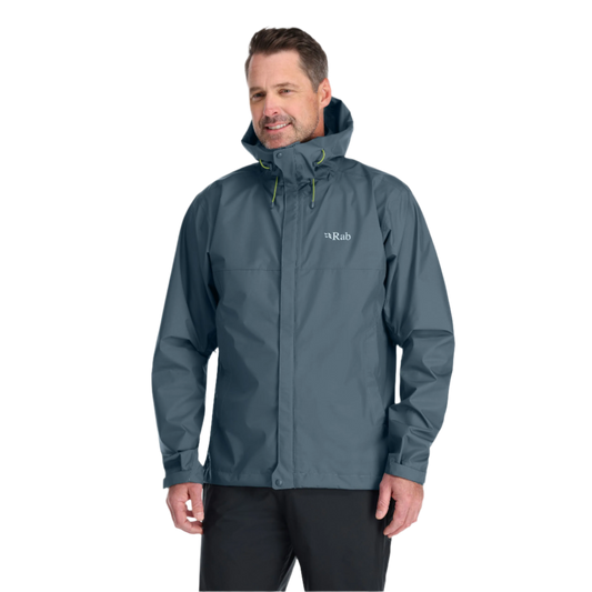 RAB Downpour ECO Mens Jacket Orion Blue