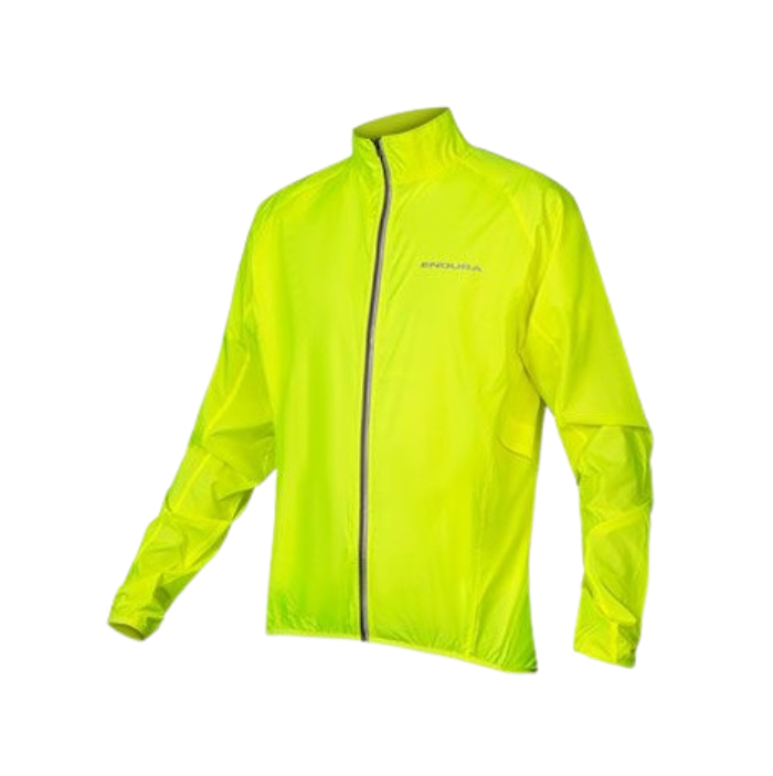 Endura Pakajak HiViz Yellow Mens Jacket - Small