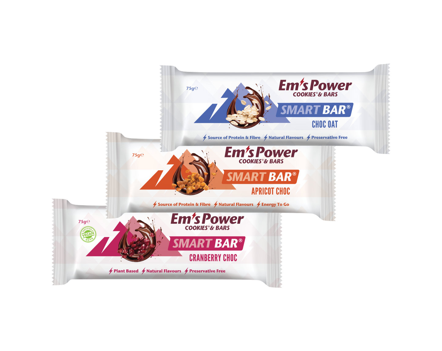 Em's Power Smart Bars - 6 Bars