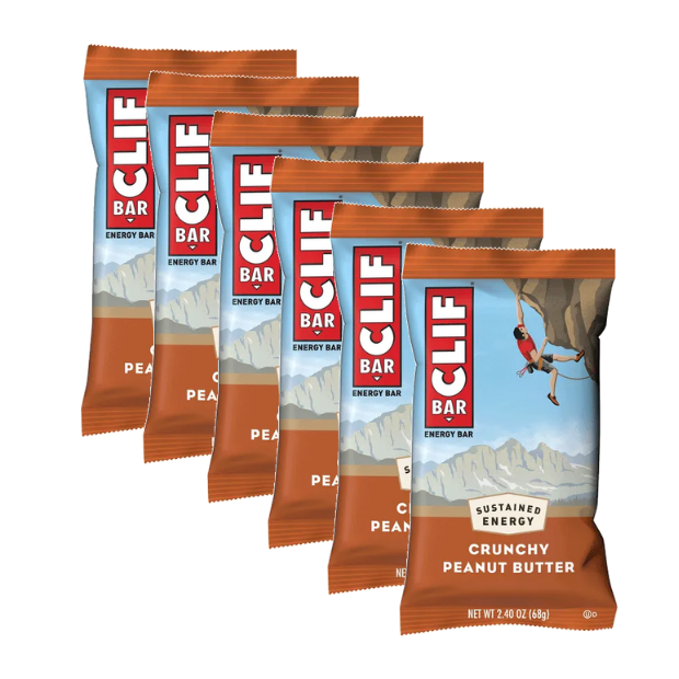 CLIF BAR Energy Bars 6pk - 4 Flavours