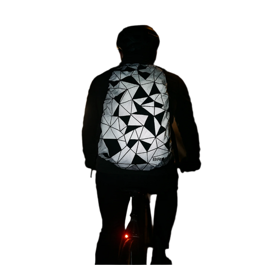 Brave Reflective Backpack Cover - Silver