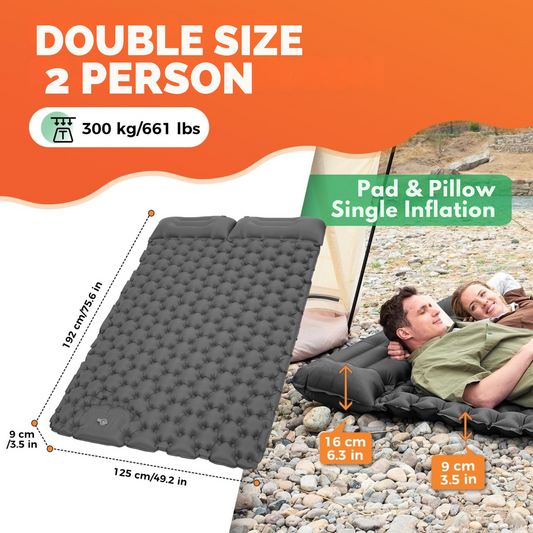 KingCamp COMFORT DUO 9 Double Air Pad