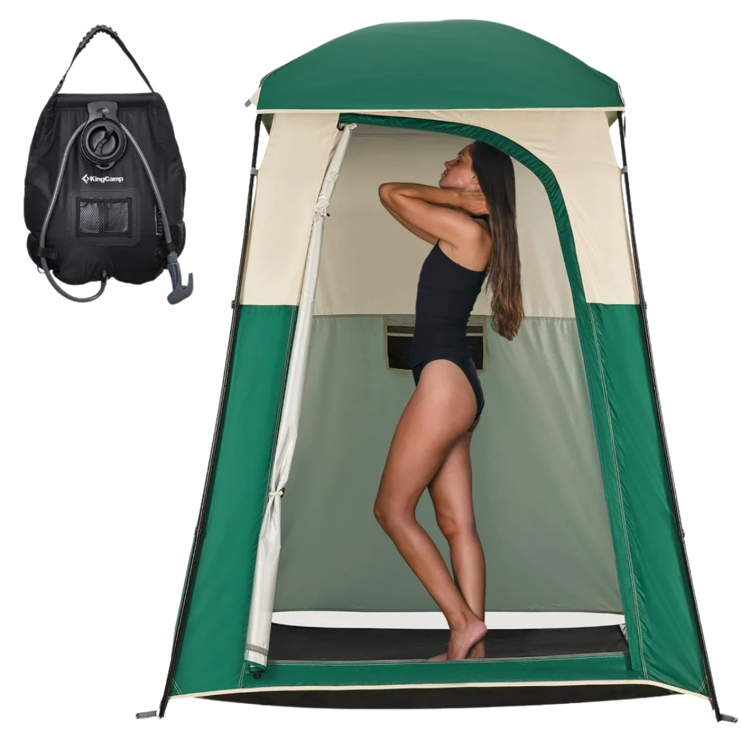KingCamp Single Privacy Shelter with Shower Bag