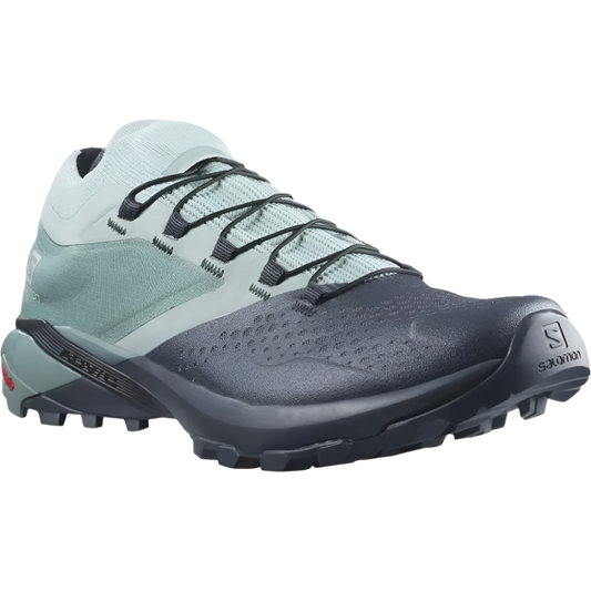 Salomon Women's  Wings/Pro W-Ebony Trooper Tanager Turquoise-5.5
