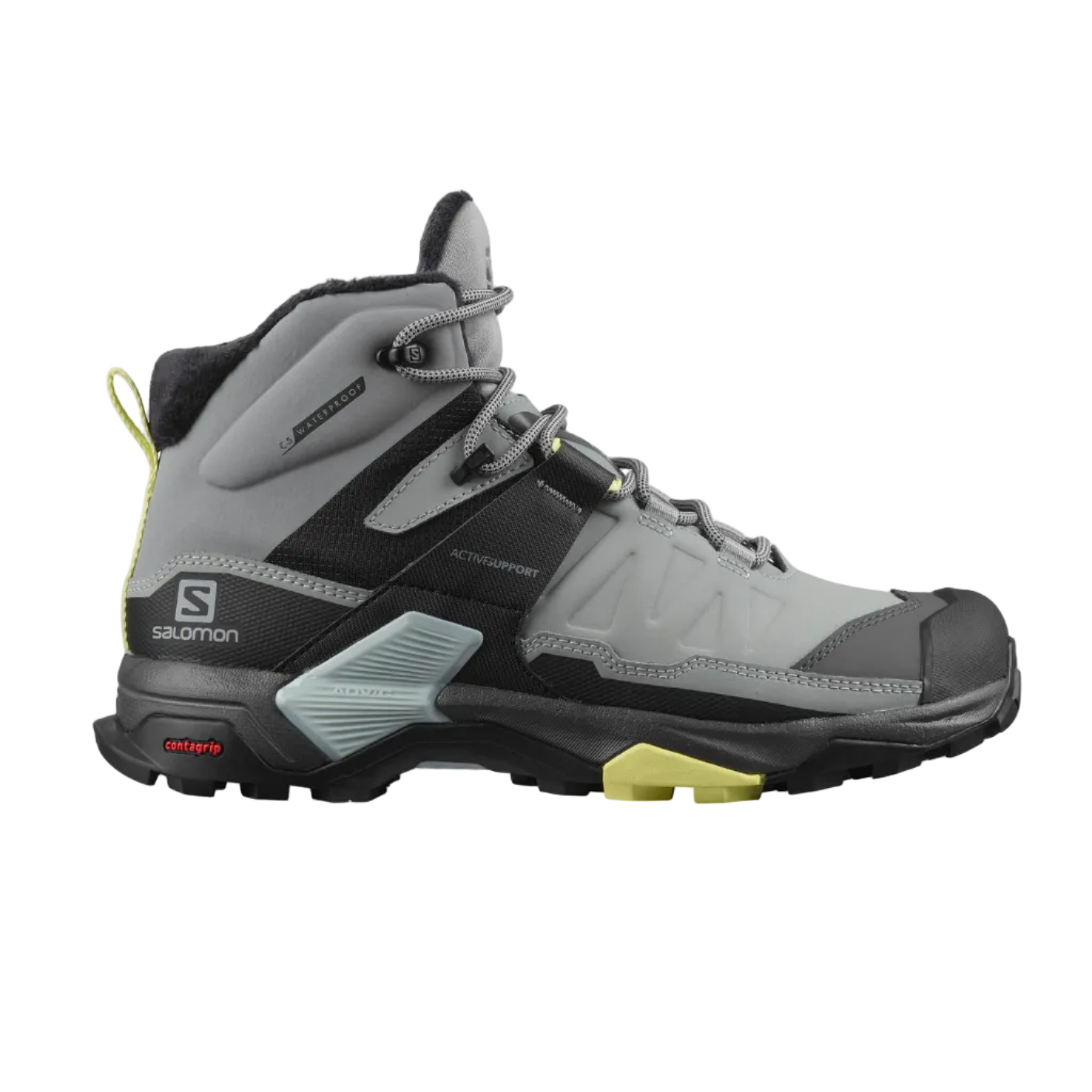 Salomon X Ultra 4 Mid Winter Ts Cswp Women's Shoe-Monument/Black/Charlock-5.5