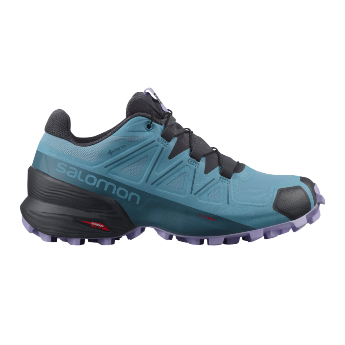 Salomon Speedcross 5 Gtx W-Delphinium Blue Mallard Blue Lavender-5.5
