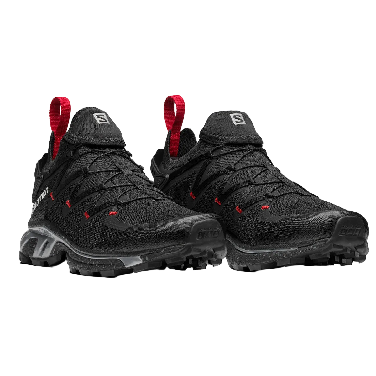 Salomon XT-RUSH Women's Shoe- BLACK/BLACK/CHERRY TOMATO-5.5