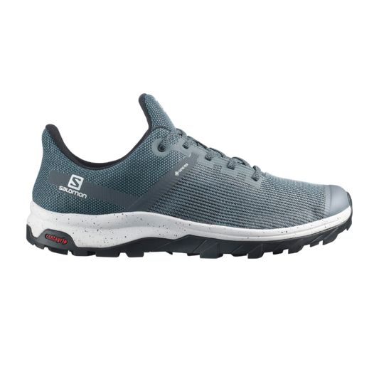 Salomon Outline Prism Gtx-Stormy Weather White Black-8.5