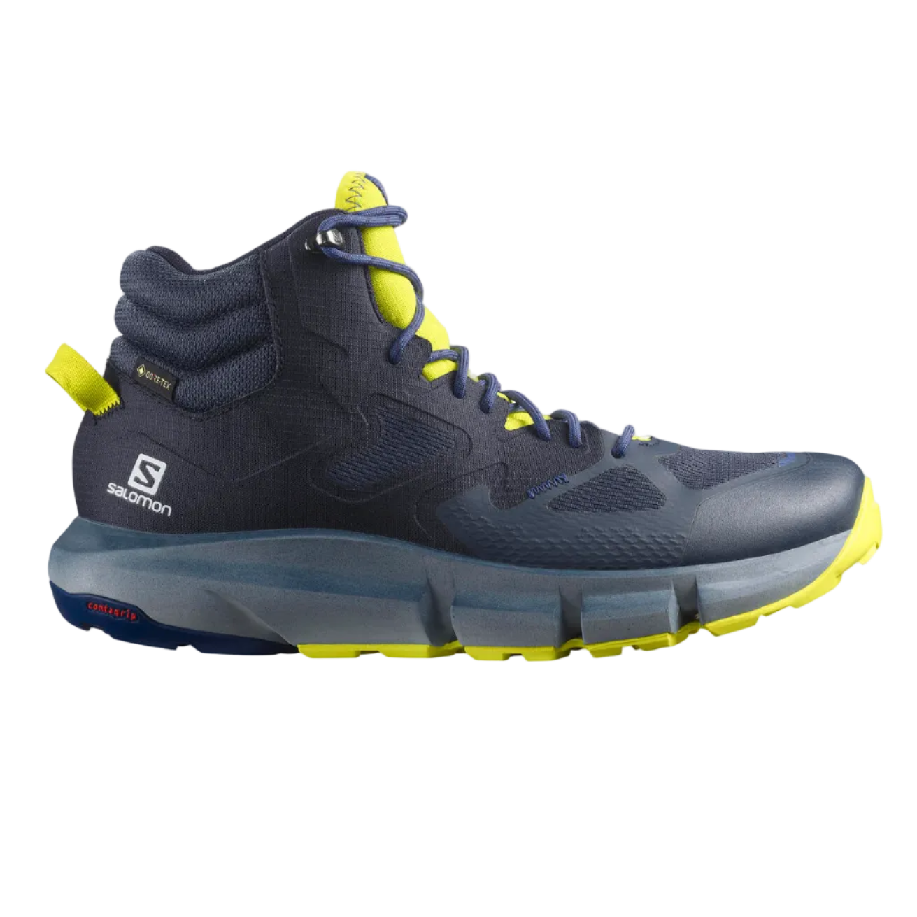 Salomon Predict Hike Mid Gtx Men's Shoe -Mood Indigo Night Sky Evening Primrose-8.5