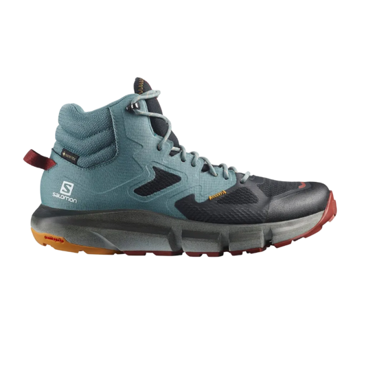 Salomon Predict Hike Mid Gtx Men's Shoe -Black Trooper Blazing Orange-8.5