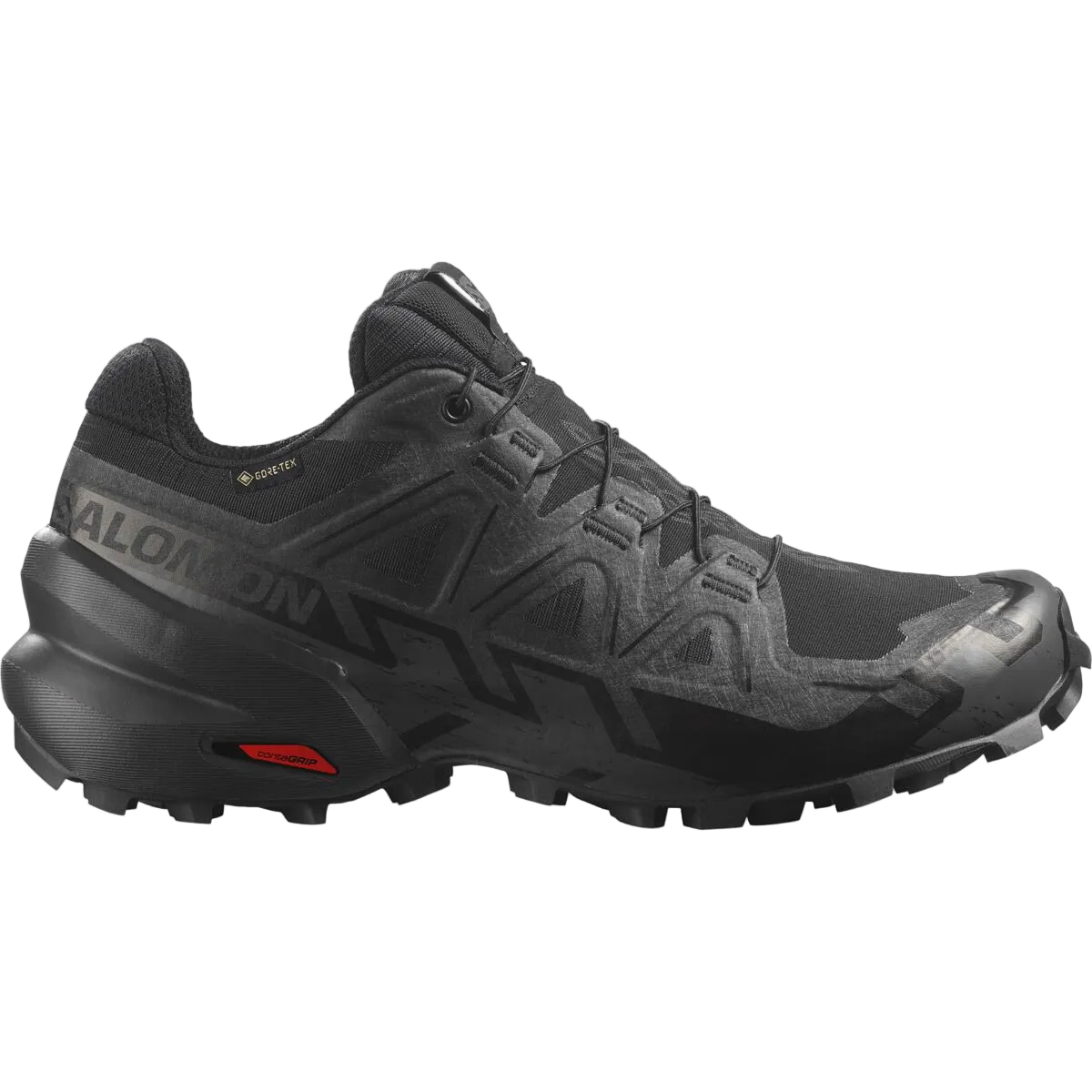Salomon Speedcross 6 Gtx Women's Shoe-Black/Black/Magnet-5.5