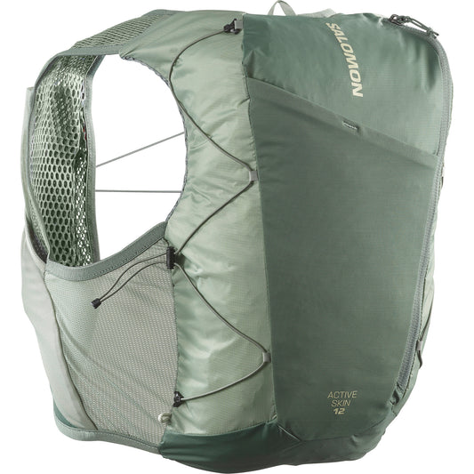 Salomon Active Skin 12 Vest Laurel Wreath/Lily Pad/Aloe Wash Medium