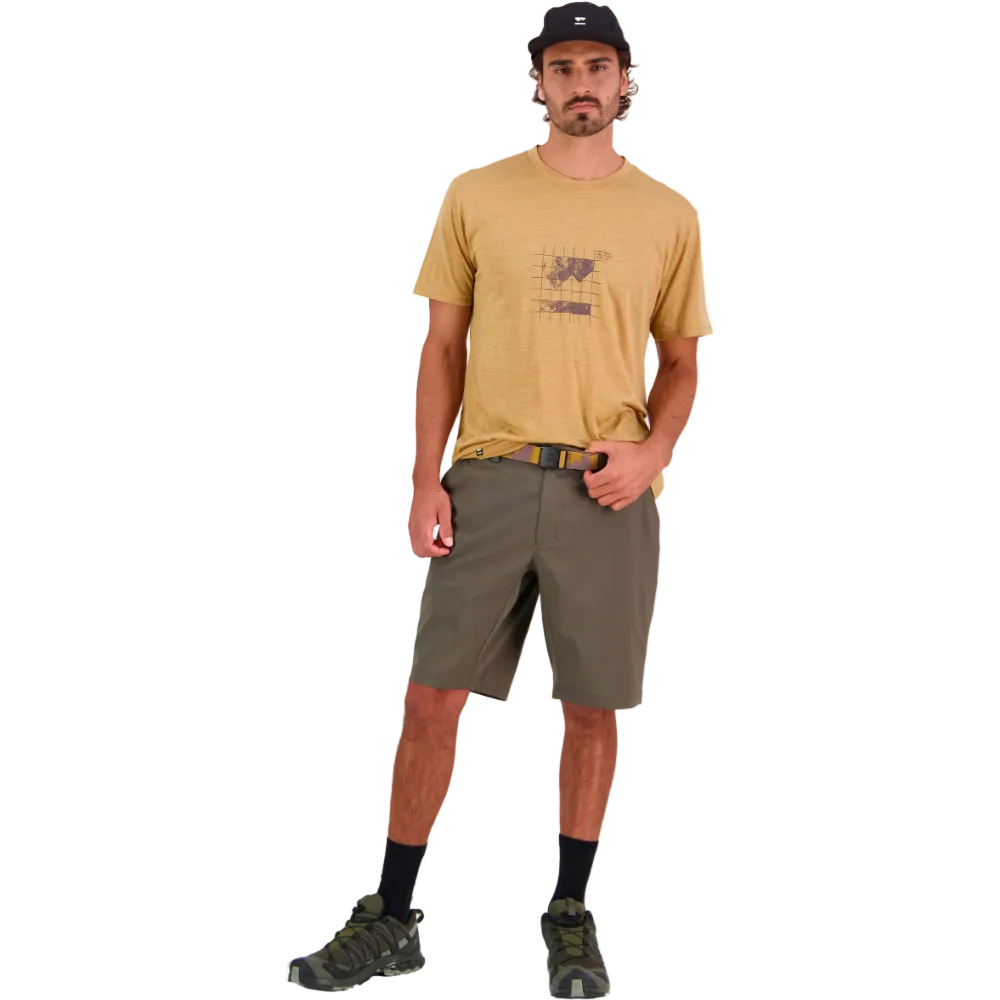 Mons Royale Mens Drift Shorts 2.0 Olive Night - Large