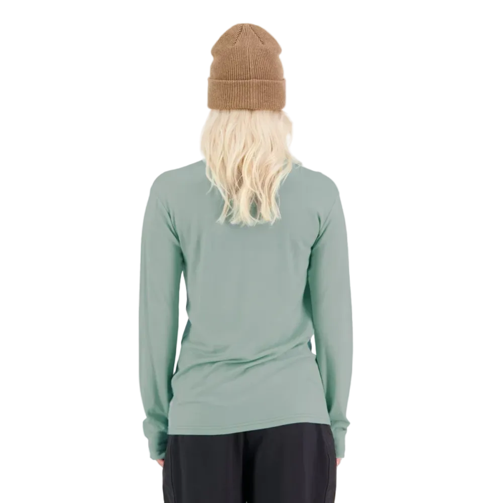 Mons Royale Womens Yotei Merino L/S Glacier Dew