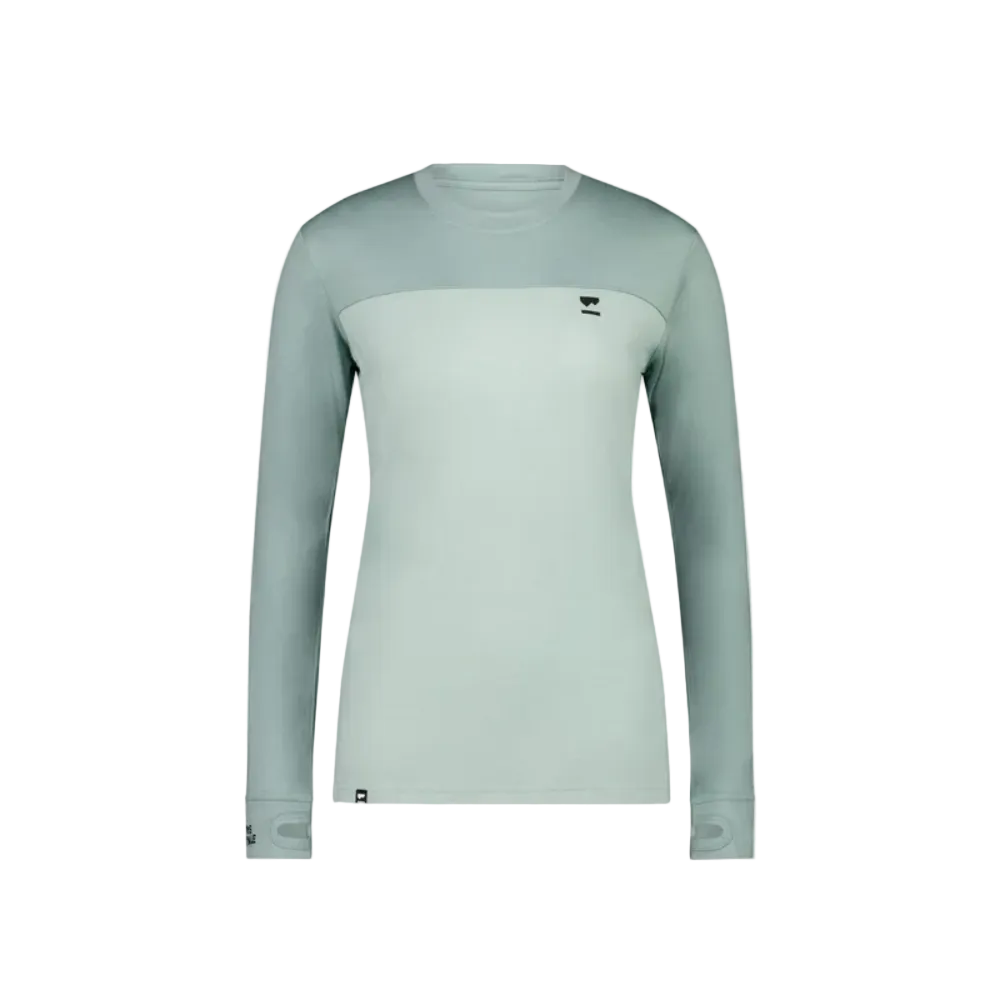 Mons Royale Womens Yotei Merino L/S Glacier Dew