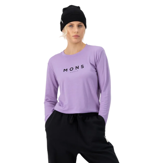 Mons Royale Womens Yotei Merino L/S Lupin
