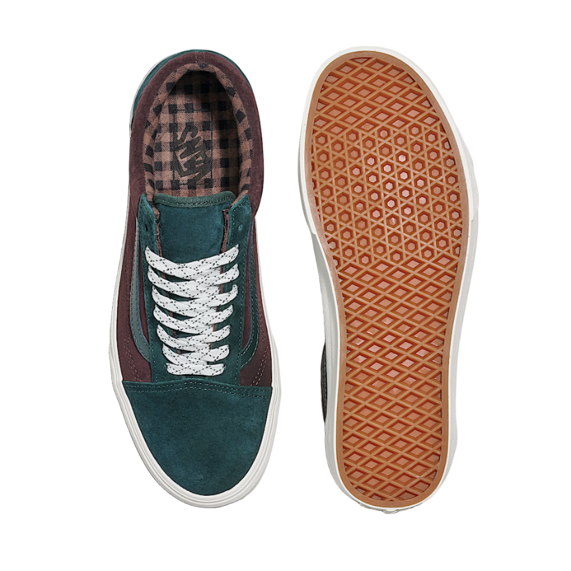 Vans Old Sku Suede Men's Shoe Scarab Green/Brown