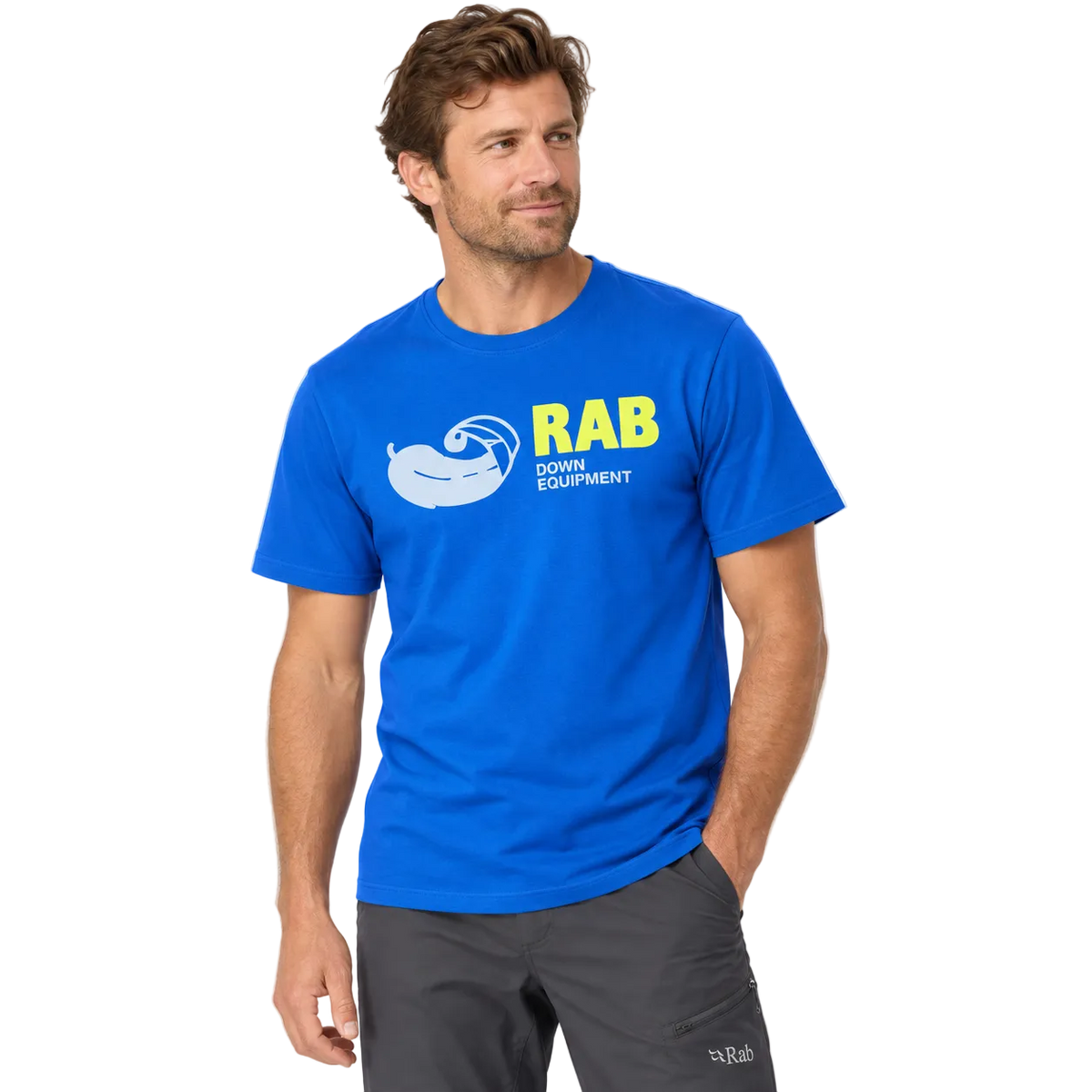Rab Stance Vintage Men's Organic Tee Polar Blue