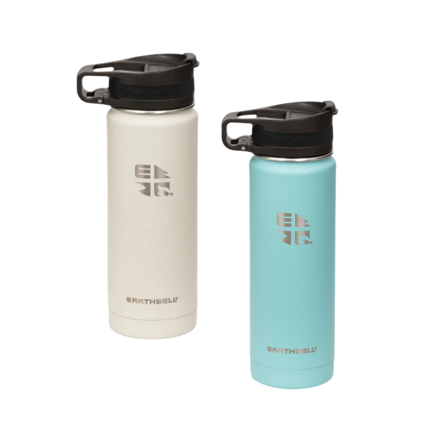 Earthwell Vacuum Bottle 20oz/590ml - Twin Pack - 2 Colours