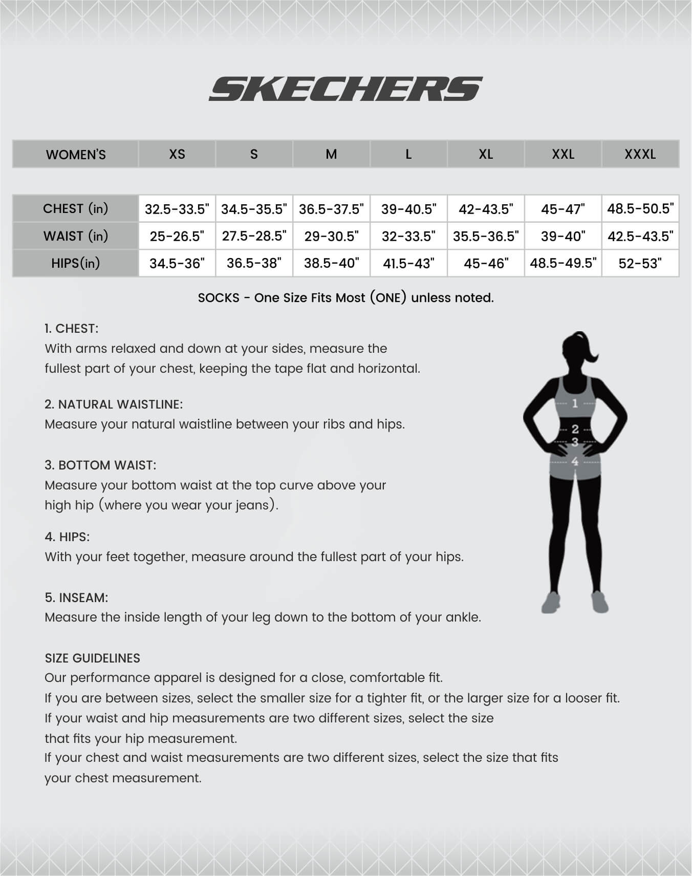 Skechers GOFLEX RIB CAPRI Tights