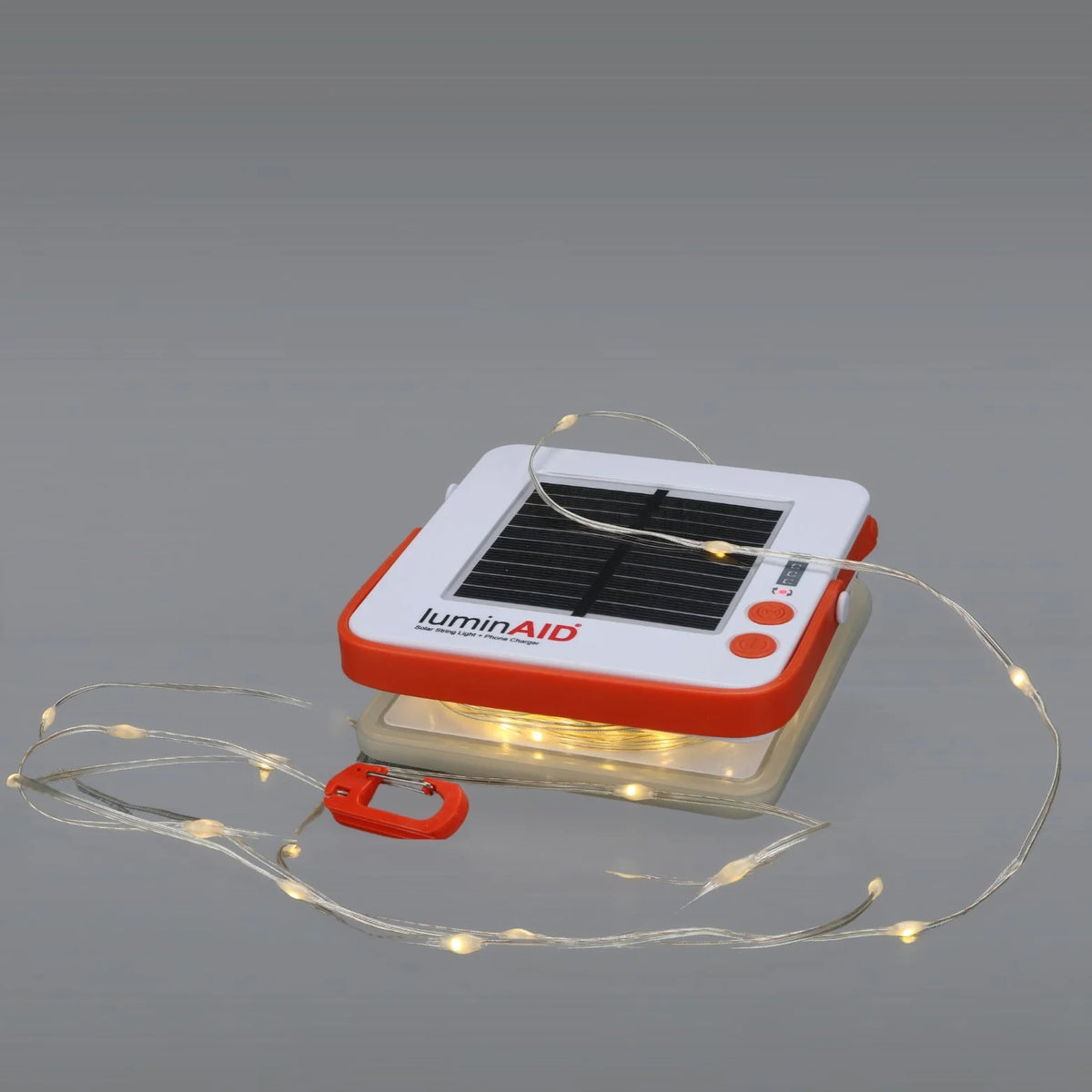 LuminAID Solar String Light + phone charge