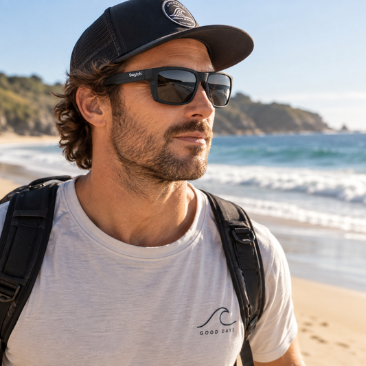 Swytch Blast Polarised Black Sunglasses
