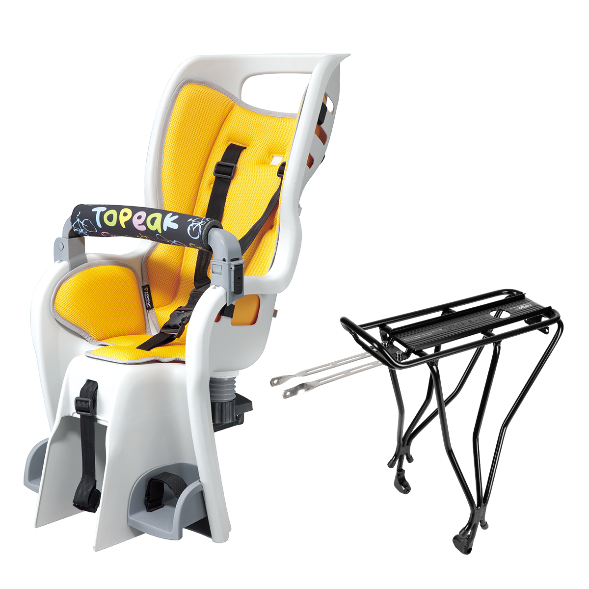 Topeak Baby Seat II with Offset Disc Rack