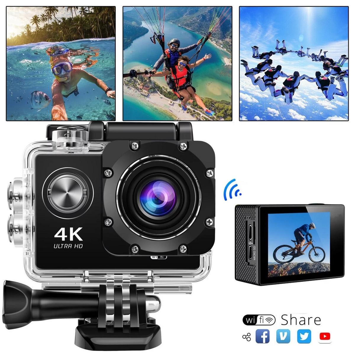 Extreme Sports+ 4K UHD Wifi Action Camera
