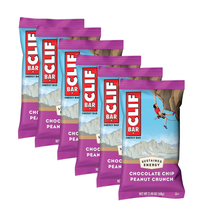 CLIF BAR Energy Bars 6pk - 4 Flavours