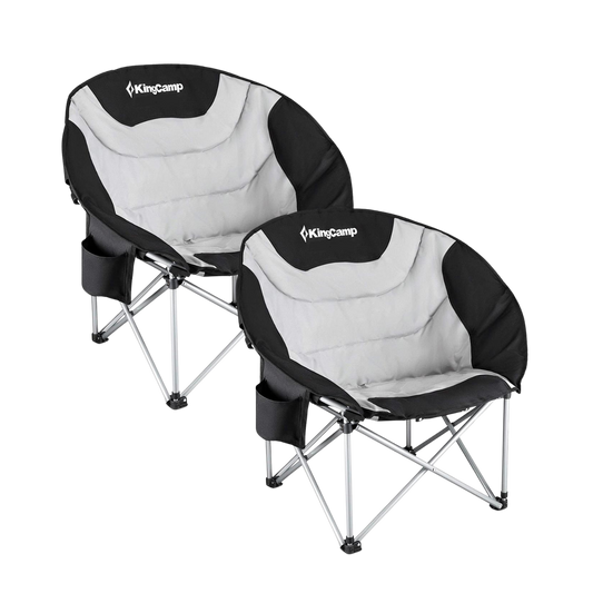 KingCamp Cherry Padded Moon Chair - Twin Pack