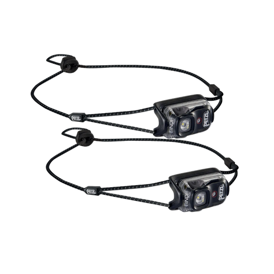 Petzl BINDI Black Headlamp - 200 Lumens Twin Pack