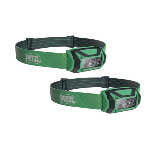 Petzl Tikka Core Green Headlamp - 450 Lumens Twin Pack
