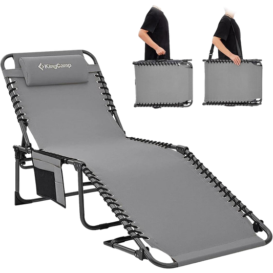 KingCamp Berlin Folding Sun Lounger