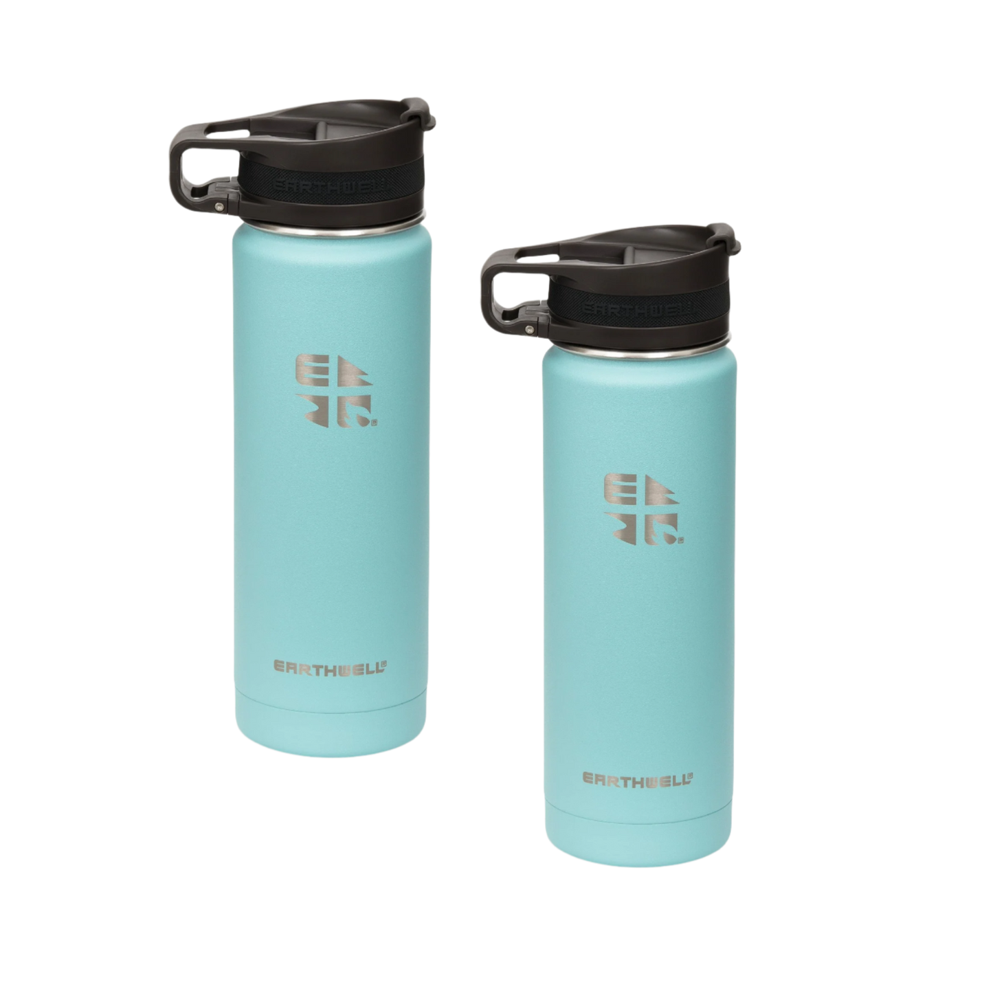 Earthwell Vacuum Bottle 20oz/590ml - Twin Pack - 2 Colours