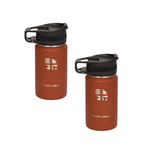 Earthwell Roaster™ Loop Bottle 350ml - Twin Pack - 3 Colours