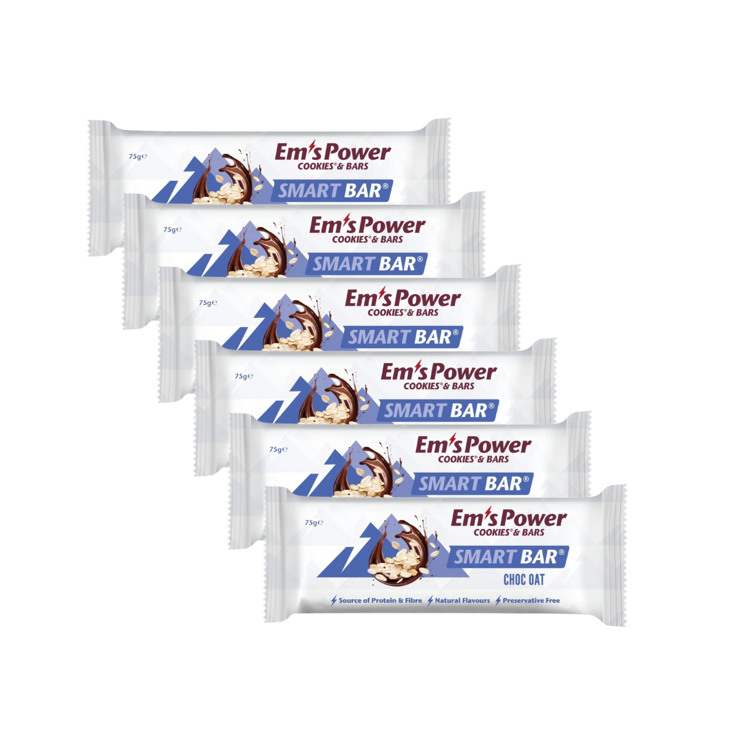 Em's Power Smart Bars - 6 Bars