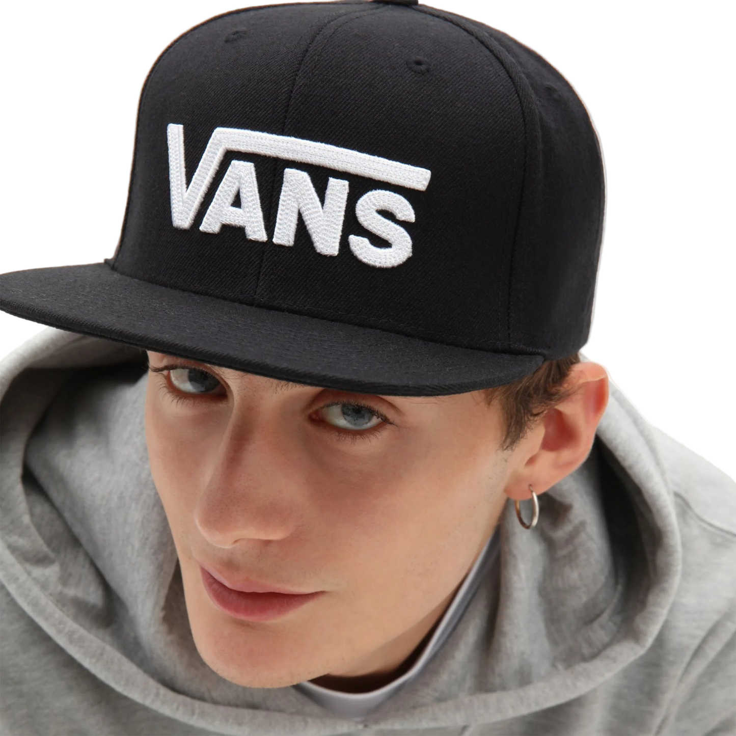 Vans Drop V II Snapback Hat Black/White