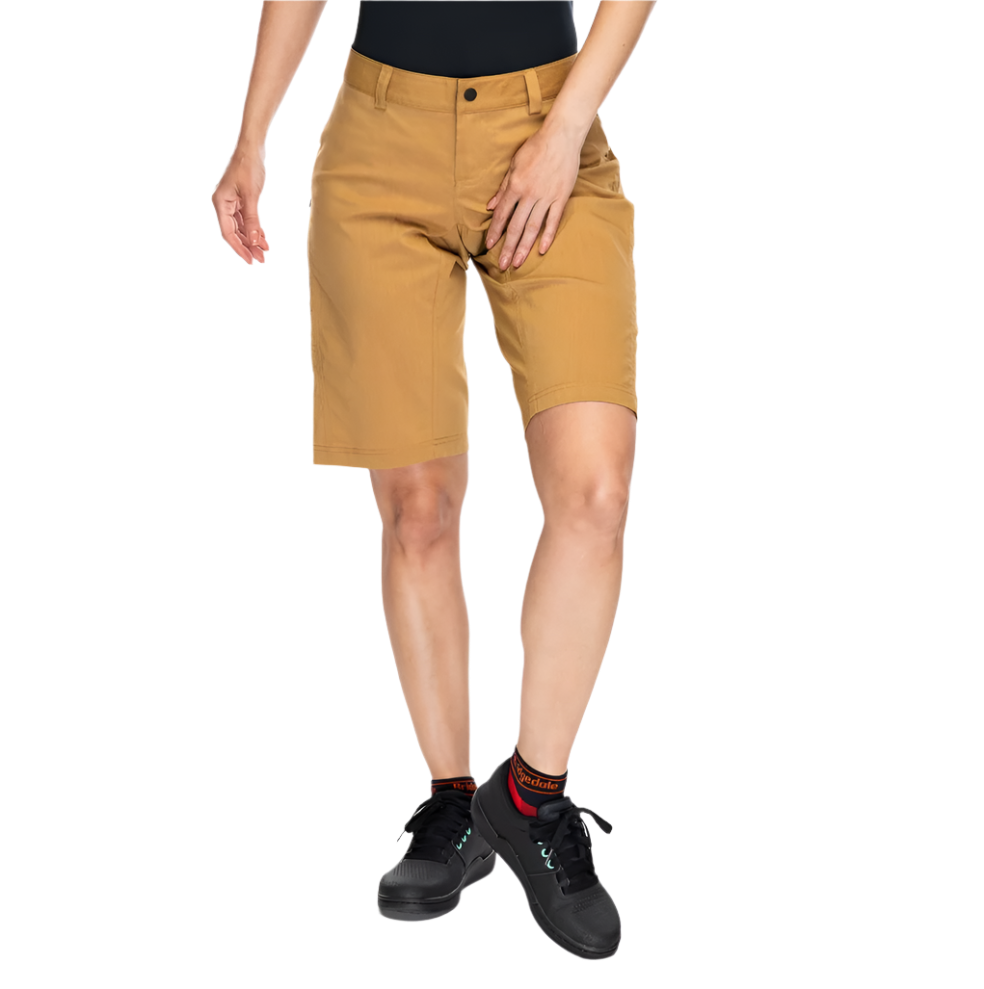 Mons Royale Women's Virage Bike Shorts 2.0 Logo Cumin