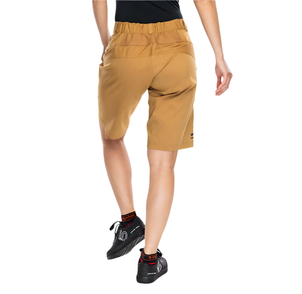 Mons Royale Women's Virage Bike Shorts 2.0 Logo Cumin