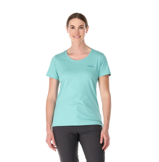 Rab Stance Mountain Peak Women's Organic Tee Blue - 10