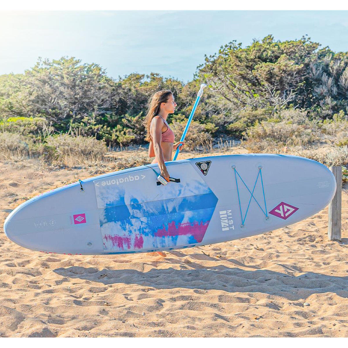 Aquatone Mist 10'4" Compact Inflatable Paddleboard